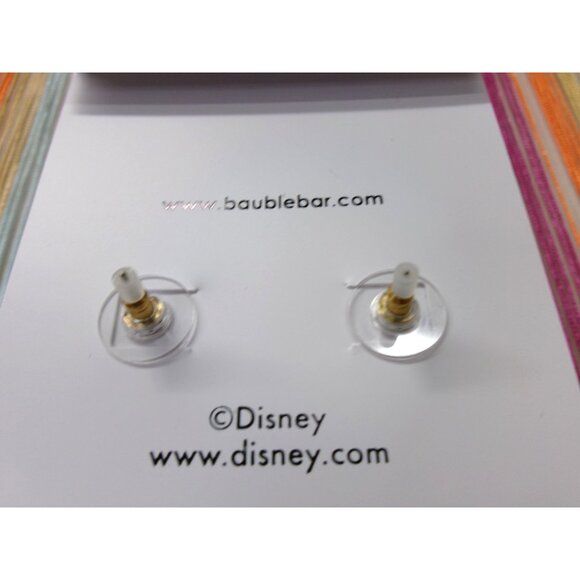 Disney BaubleBar Mickey Mouse Peppermint Candy Cane Stud Earrings - Picture 4 of 4